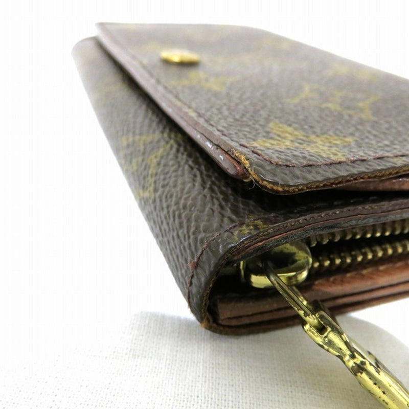 Louis Vuitton Monogram Porto Monevier Tresor M61730 Bi-Fold Wallet Unisex