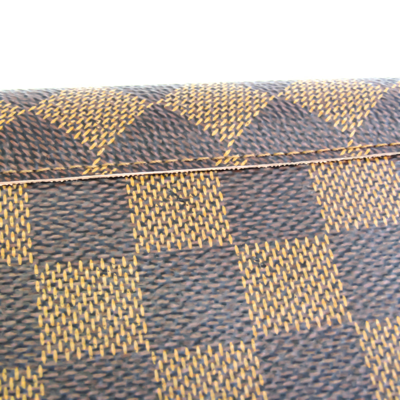 Louis Vuitton Damier Caissa Wallet N61227 Women's Damier Canvas Long Wallet (bi-fold) Ebene,Rose Ballerine
