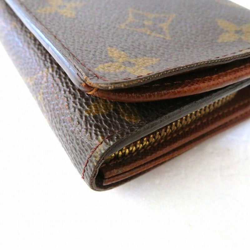 Louis Vuitton Monogram Porto Monevier Tresor M61730 Folded Wallet Unisex