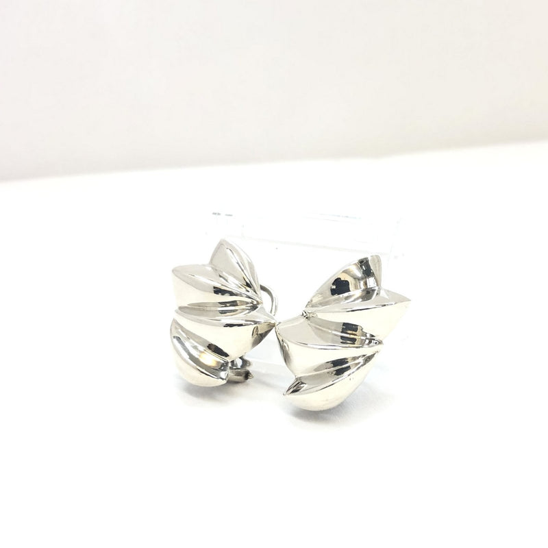 TIFFANY & Co. Tiffany Earrings Silver Leaf Motif 925 Ladies