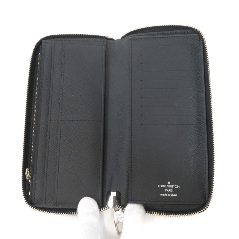 Louis Vuitton M30503 Zippy Wallet Vertical Taiga Bi-Fold Long Leather Mens