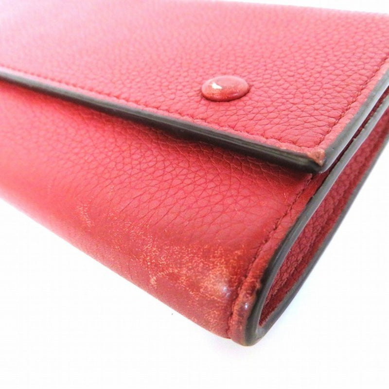 Celine CELINE Large Flap Wallet Long Womens