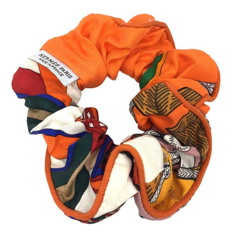 HERMES Hermes Scrunchie Claudia CHOUCHOU CLAUDIA Orange Hair