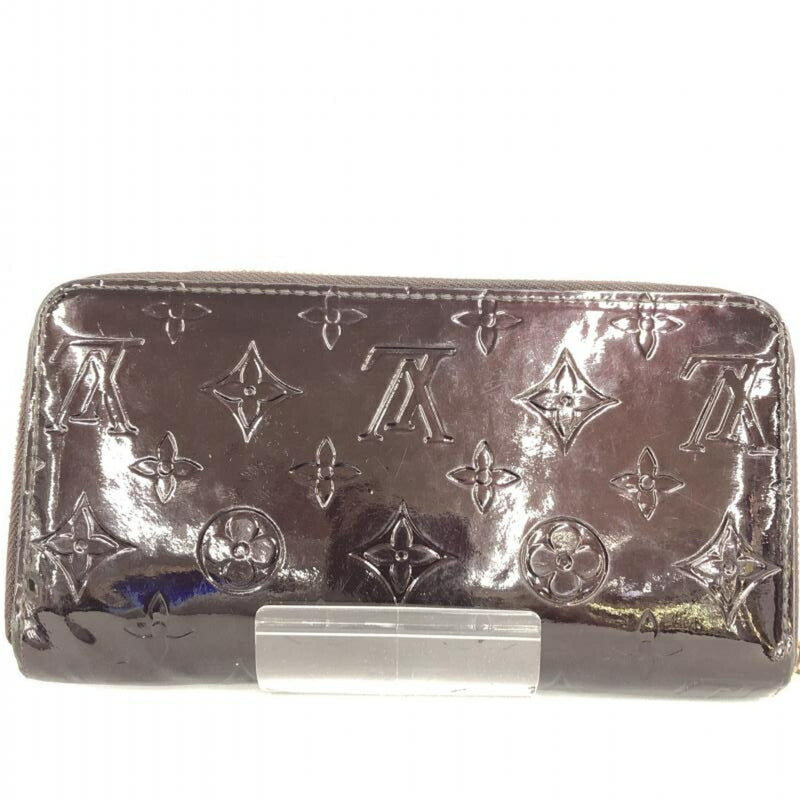 LOUIS VUITTON Louis Vuitton M93522 Zippy Wallet Monogram Verni Amarant Round
