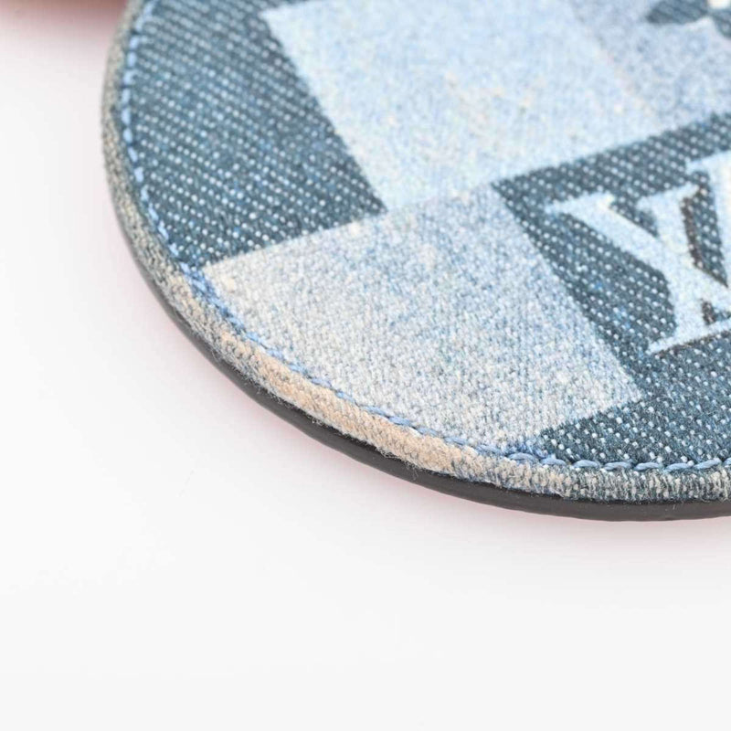 Louis Vuitton Monogram Keyring (BlueRed Color)