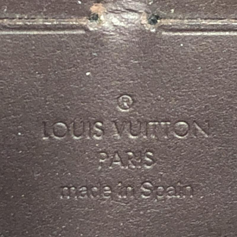 LOUIS VUITTON Louis Vuitton M93522 Zippy Wallet Monogram Verni Amarant Round