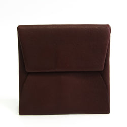 Hermes Bastia Unisex Taurillon Clemence Leather Coin Purse/coin Case Brown