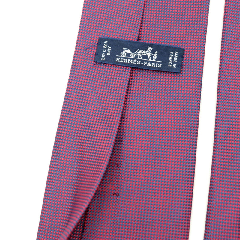 Hermes Mens Cravat Silk BlueGray