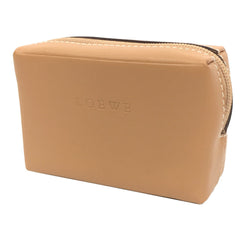 Loewe LOEWE coin case mini pouch leather camel beige wallet