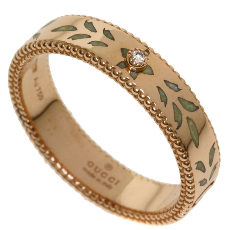 Gucci Icon Bloom Diamond # 11 Ring / K18 Pink Gold Ladies GUCCI