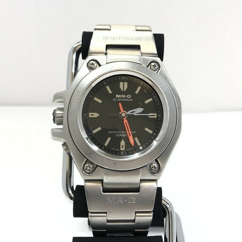 G-SHOCK CASIO Casio watch MRG-120 MR-G silver black analog quartz mens