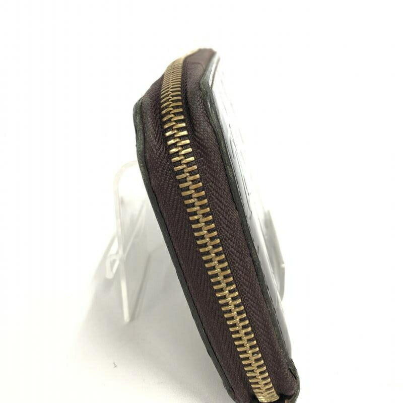 LOUIS VUITTON Louis Vuitton M93522 Zippy Wallet Monogram Verni Amarant Round