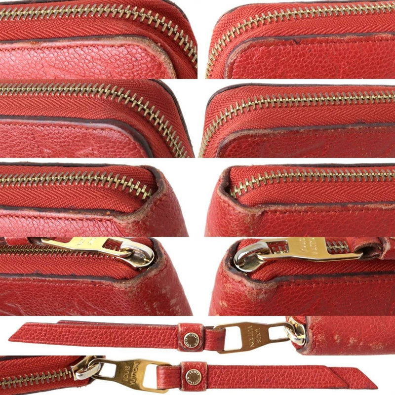 LOUIS VUITTON Zippy Wallet Monogram Amplant Scarlet M61788 SP4163 Box
