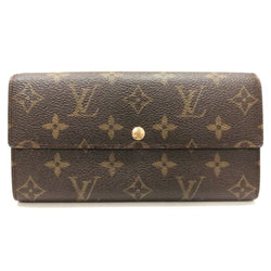 Louis Vuitton Monogram Pochette Portomone Credit M61726 Wallet Long Bi-Fold Ladies