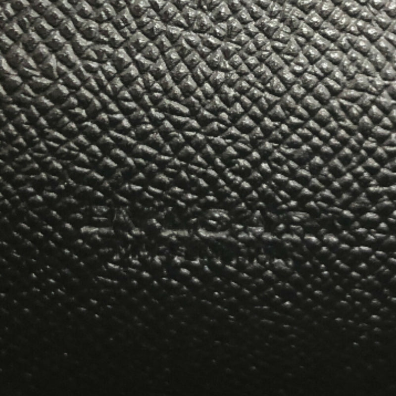 Bulgari Card Case Business Holder 30420 Calf Leather Black Mens BVLGARI