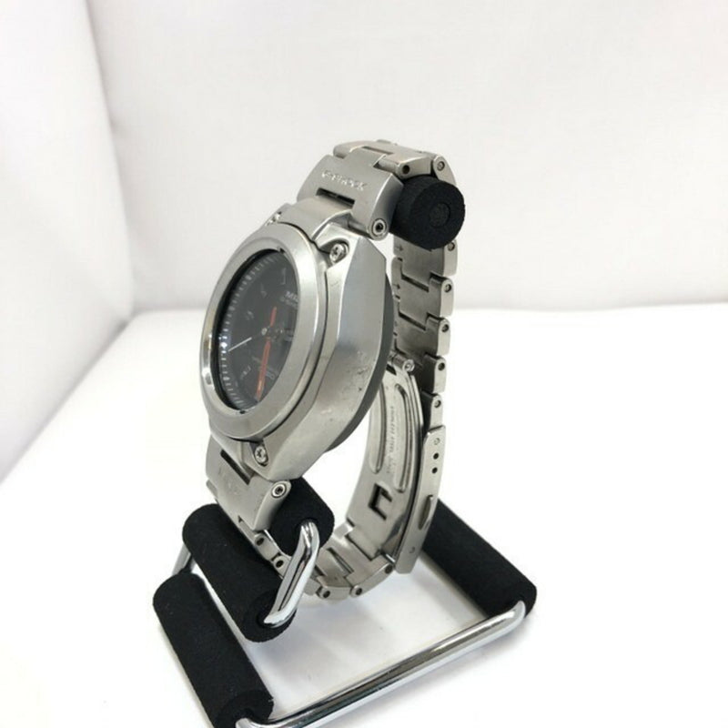 G-SHOCK CASIO Casio watch MRG-120 MR-G silver black analog quartz mens