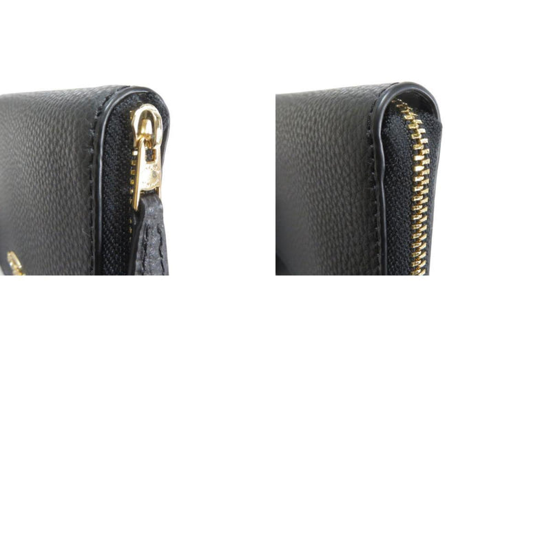 Coach F24808 Logo Motif Bi-Fold Wallet Leather Ladies