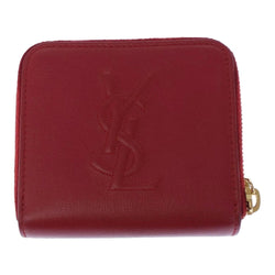 YVES SAINT LAURENT Yves Saint Laurent Round Zip Leather YSL Ladies Wallet