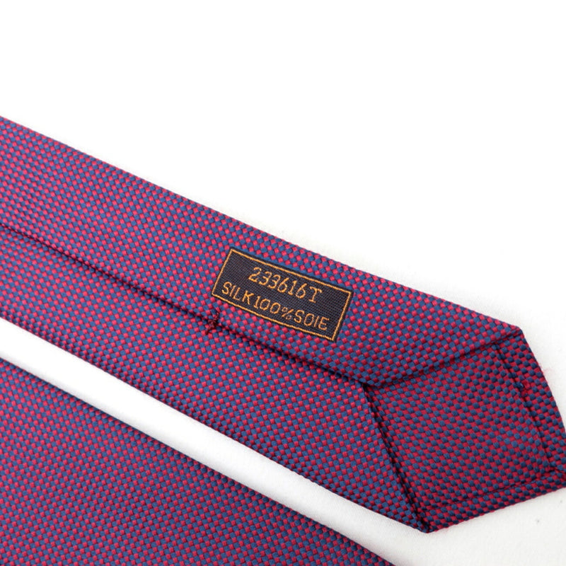 Hermes Mens Cravat Silk BlueGray
