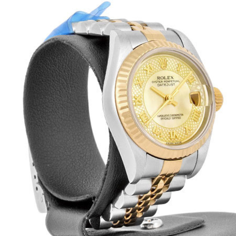 Rolex ROLEX Datejust 79173NRD No. Y Stainless Steel YG Ladies Watch Automatic Yellow Shell Milliard Roman