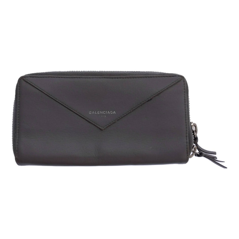 BALENCIAGA Paper Continental Zip Around Wallet 381226 Womens Leather