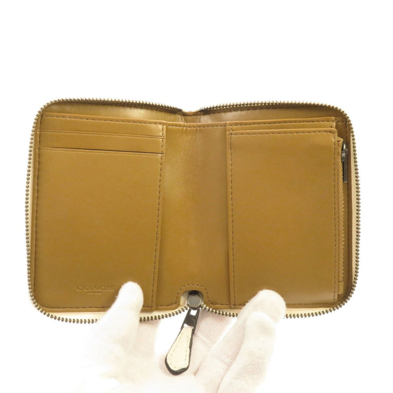 Coach 31811 Border Rivets Bi-Fold Wallet Calf Ladies
