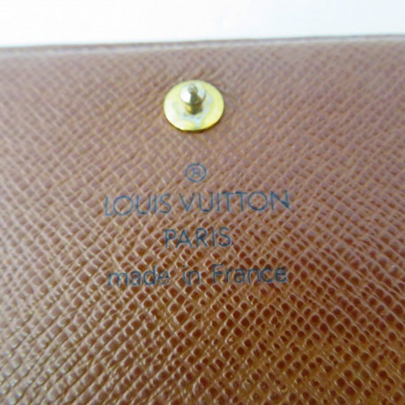Louis Vuitton Monogram Porto Monevier Tresor M61730 Folded Wallet Unisex