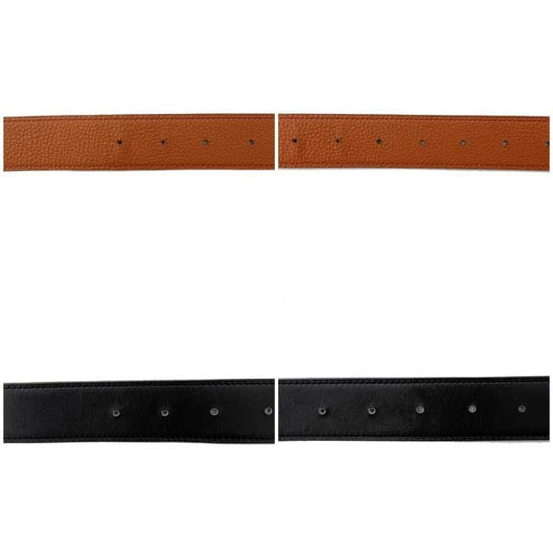 Hermes H Belt Black Orange Gold Guilloche Leather Box Calf Muffler Taurillon Cremas  K Engraved HERMES 31mm 83cm 98cm Mens Long Waist Metal Fittings