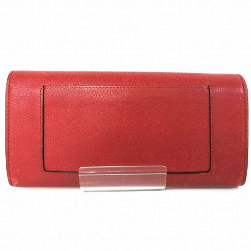 Celine CELINE Large Flap Wallet Long Womens