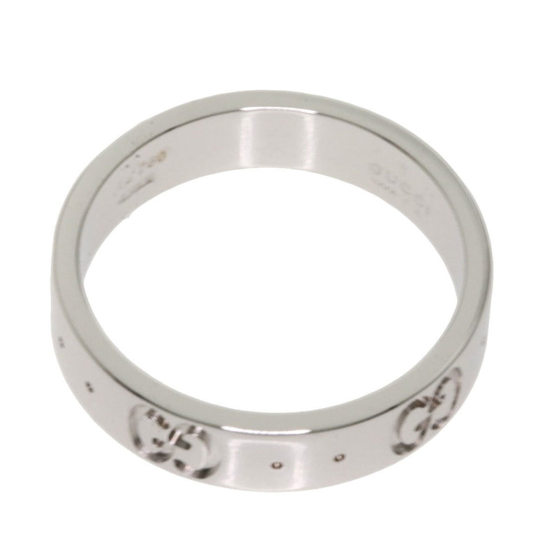Gucci Icon # 8 Ring / K18 White Gold Ladies