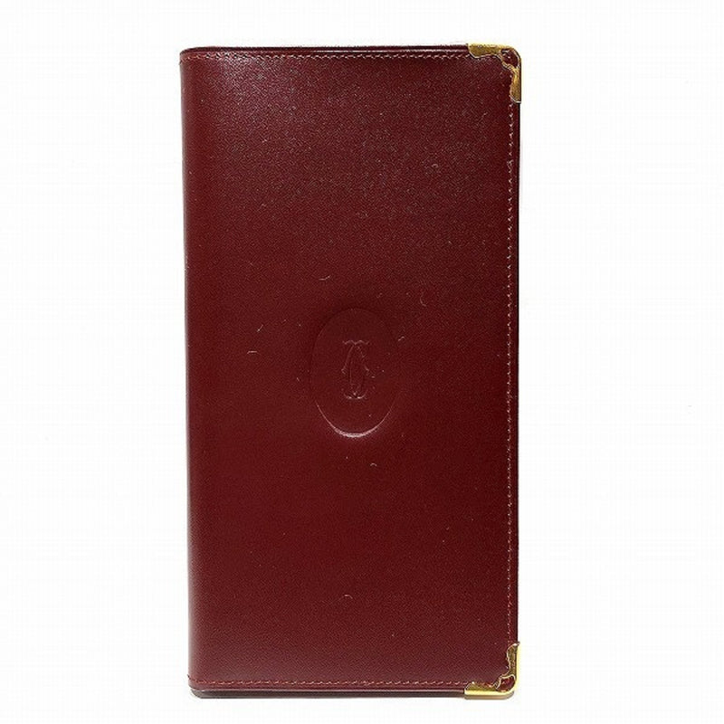 Cartier mast line long wallet bi-fold