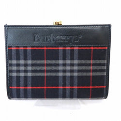 Burberry Nova Check Navy Folded Gama Mouth Purse Ladies