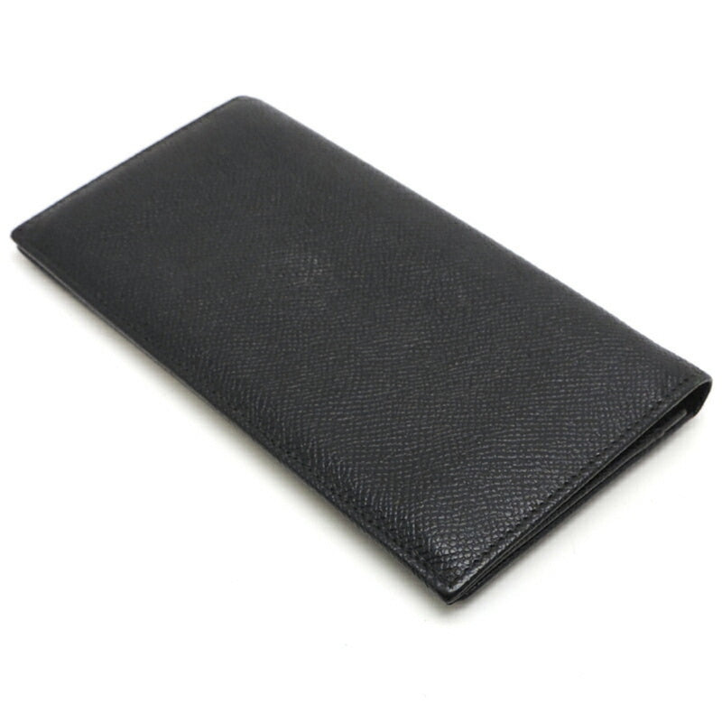 Bvlgari Men's Long Wallet Leather Black