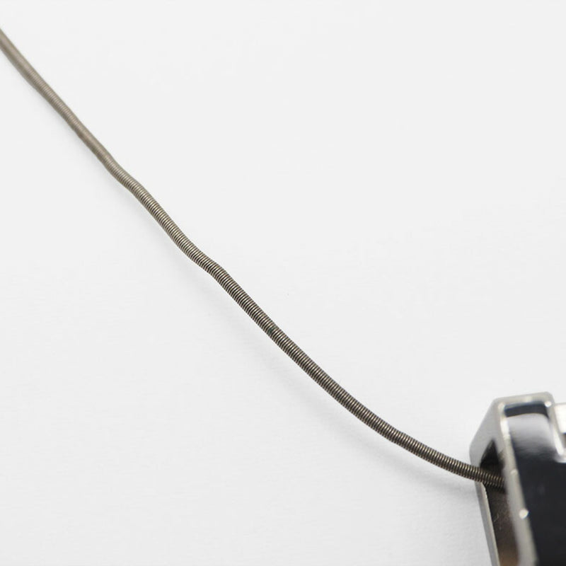 HERMES Hermes Cage Do Ash H Cube Necklace