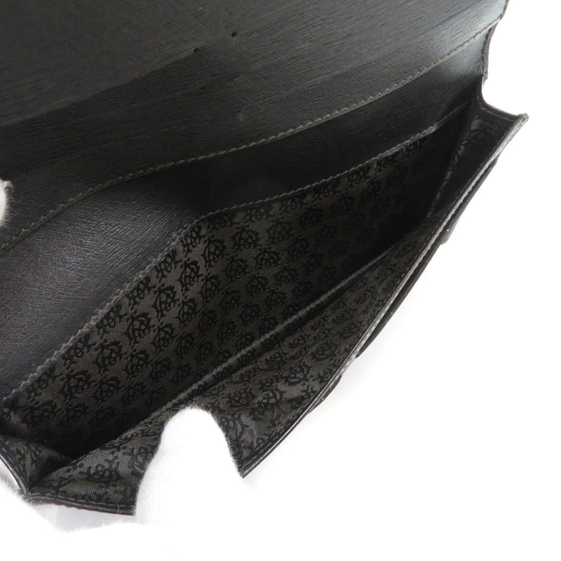 Dunhill logo hardware long wallet leather mens