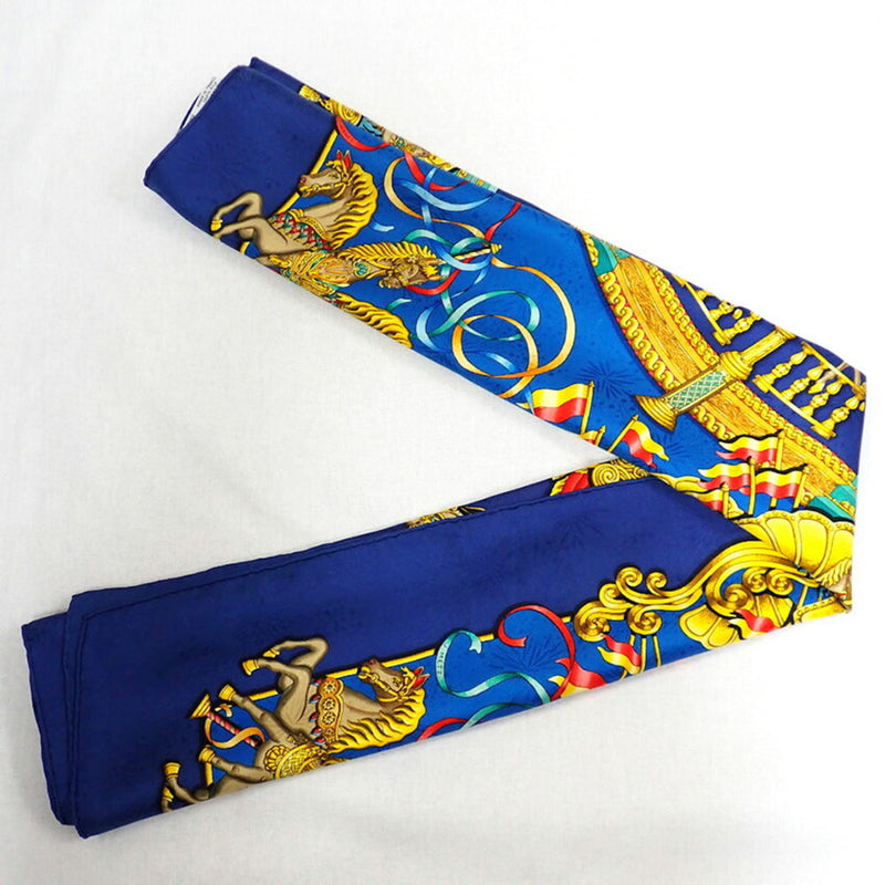 HERMES Silk Carre 90 LUNAPARK Amusement Park Scarf