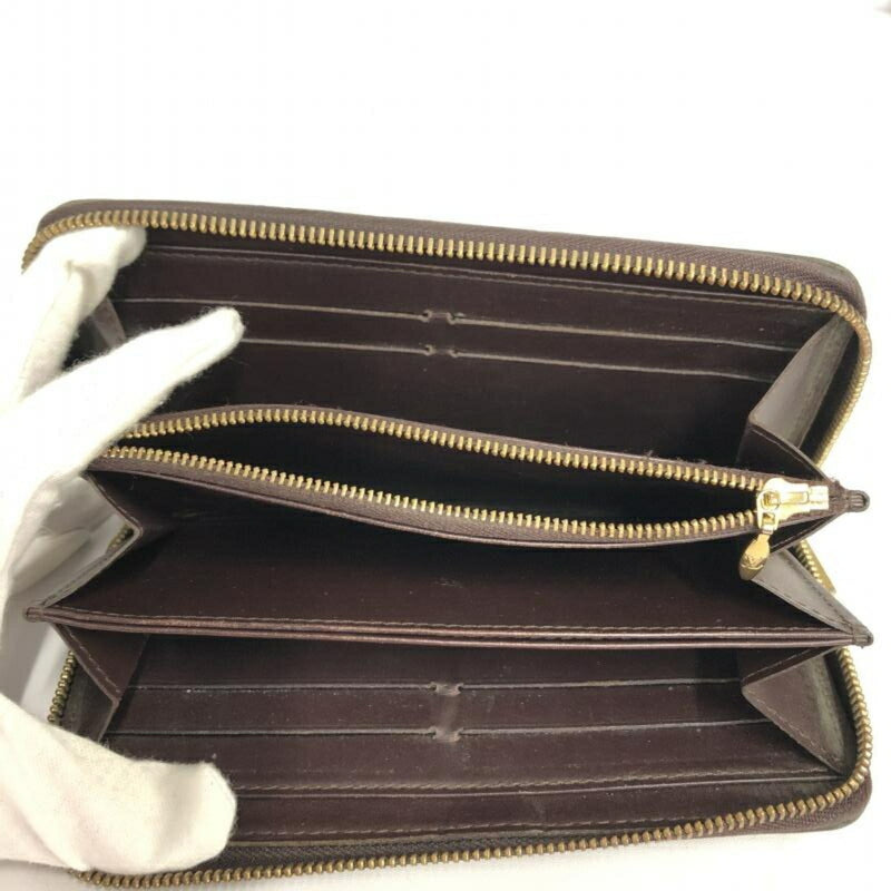 LOUIS VUITTON Louis Vuitton M93522 Zippy Wallet Monogram Verni Amarant Round