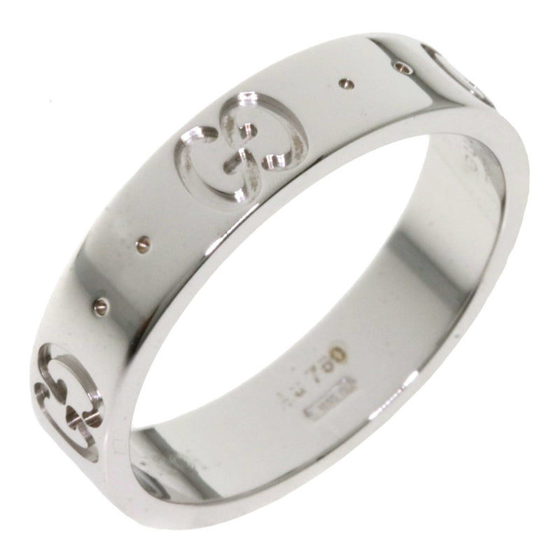 Gucci Icon # 8 Ring / K18 White Gold Ladies