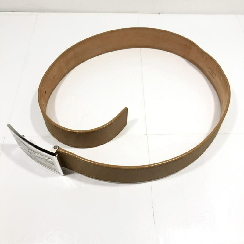 LOUIS VUITTON Louis Vuitton M6815 Saint Tulle Jeans Leather Belt Brown