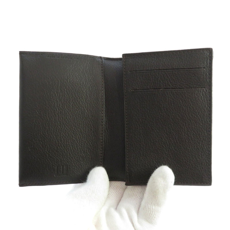 Dunhill Logo Motif Card Case Calf Men's