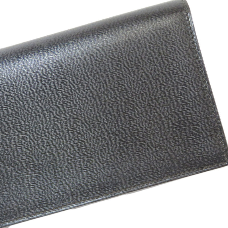 Dunhill logo hardware long wallet leather mens