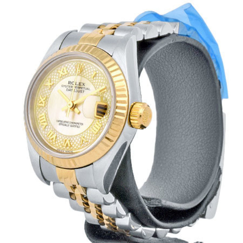 Rolex ROLEX Datejust 79173NRD No. Y Stainless Steel YG Ladies Watch Automatic Yellow Shell Milliard Roman