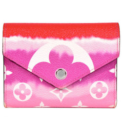 Louis Vuitton LOUIS VUITTON LV Escal Portofeuil Victorine Rouge Tri-fold wallet with coins M68842