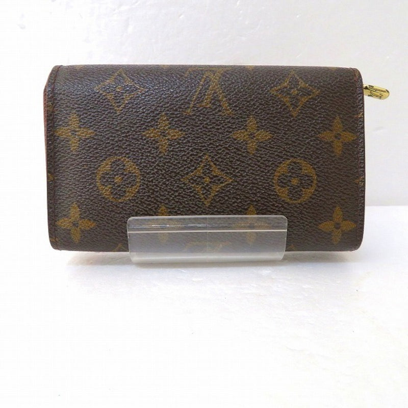 Louis Vuitton Monogram Porto Monevier Tresor M61730 Folded Wallet Unisex