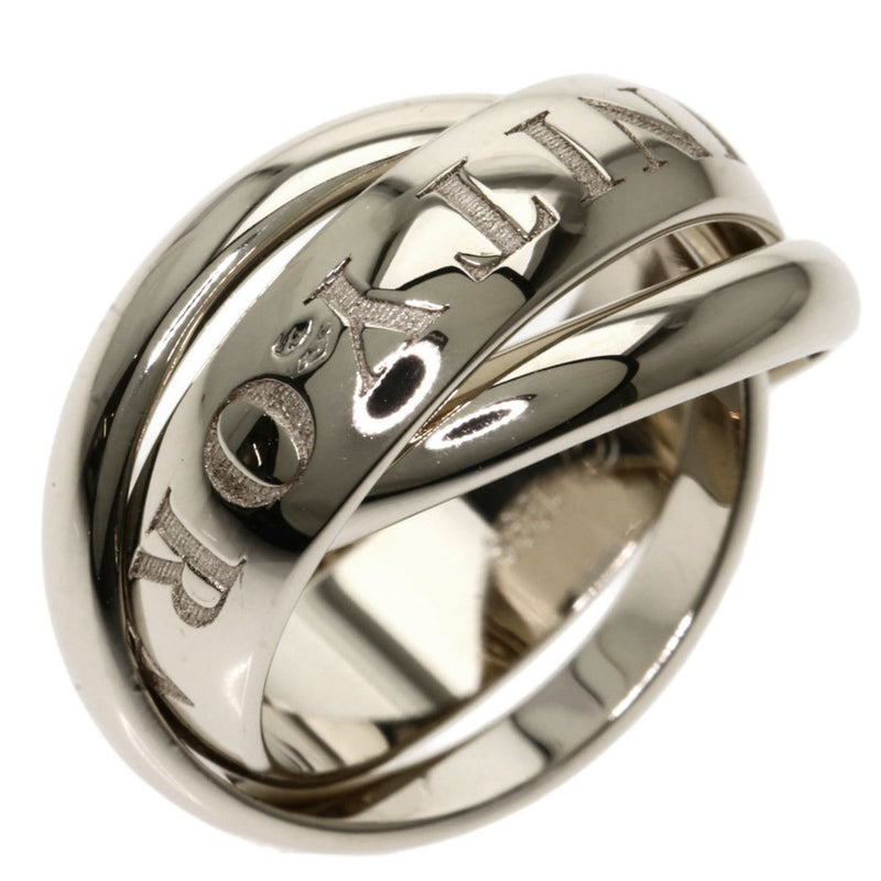 Cartier Trinity Limited # 49 Rings / K18 White Gold Ladies