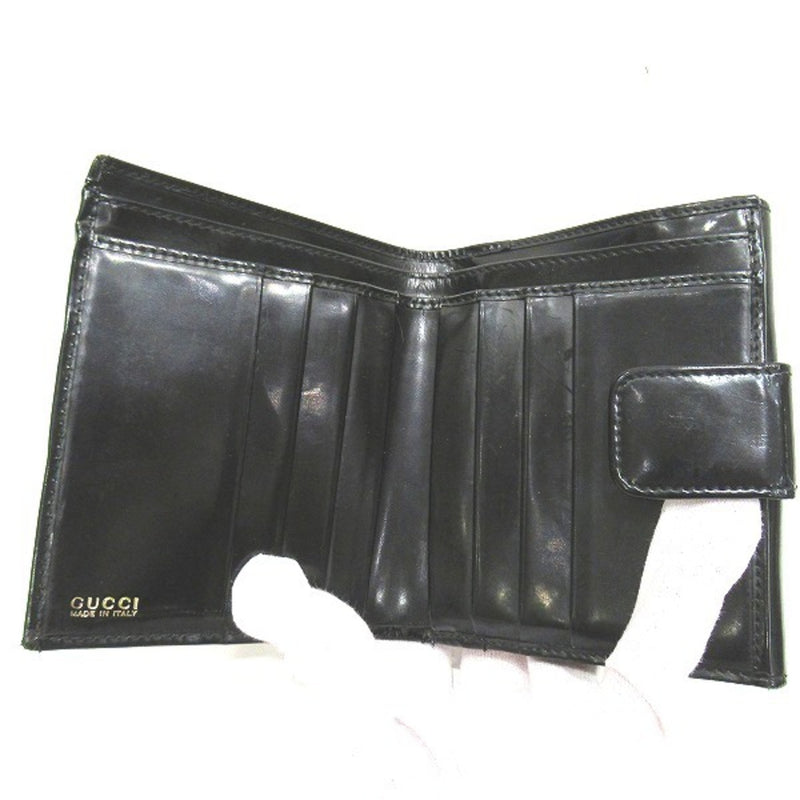 Gucci GUCCI Enamel 035 2888 Wallet Bi-Fold Unisex