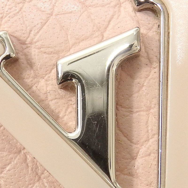 Louis Vuitton Tri-Fold Wallet Portofeuil Capsine Ladies M63221 Initials Rose Ballerine Pink Leather