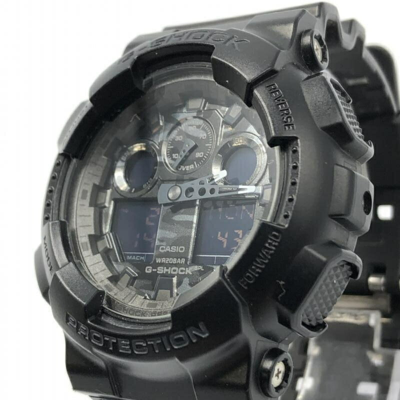 CASIO Casio G-SHOCK Watch GA-100CF Black Camouflage