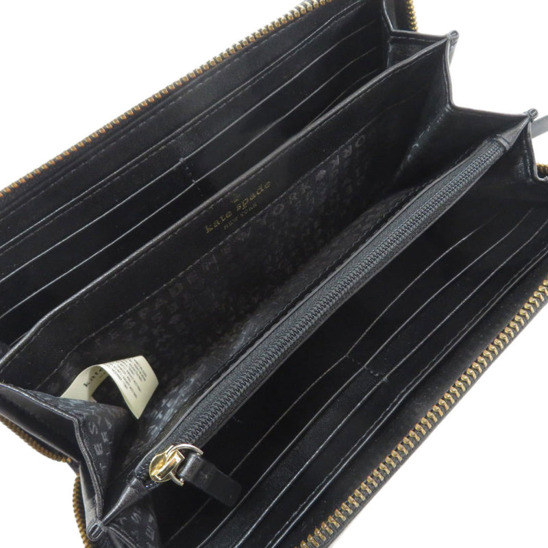 Kate spade hardware long wallet bi-fold leather ladies