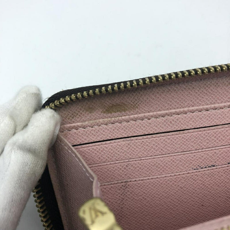 LOUIS VUITTON M41894 Zippy Wallet Monogram Rose Ballerine Round Zip Louis Vuitton
